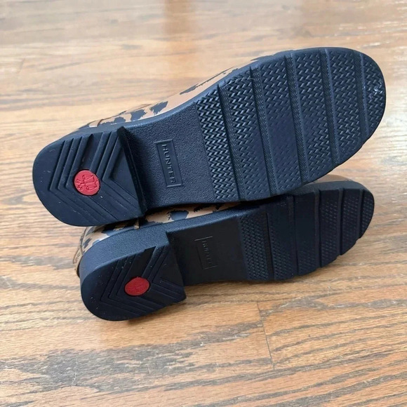 Hunter Original Refined Chelsea Hybrid Leopard Limited Edition Mini Boots size 7 - Picture 11 of 12